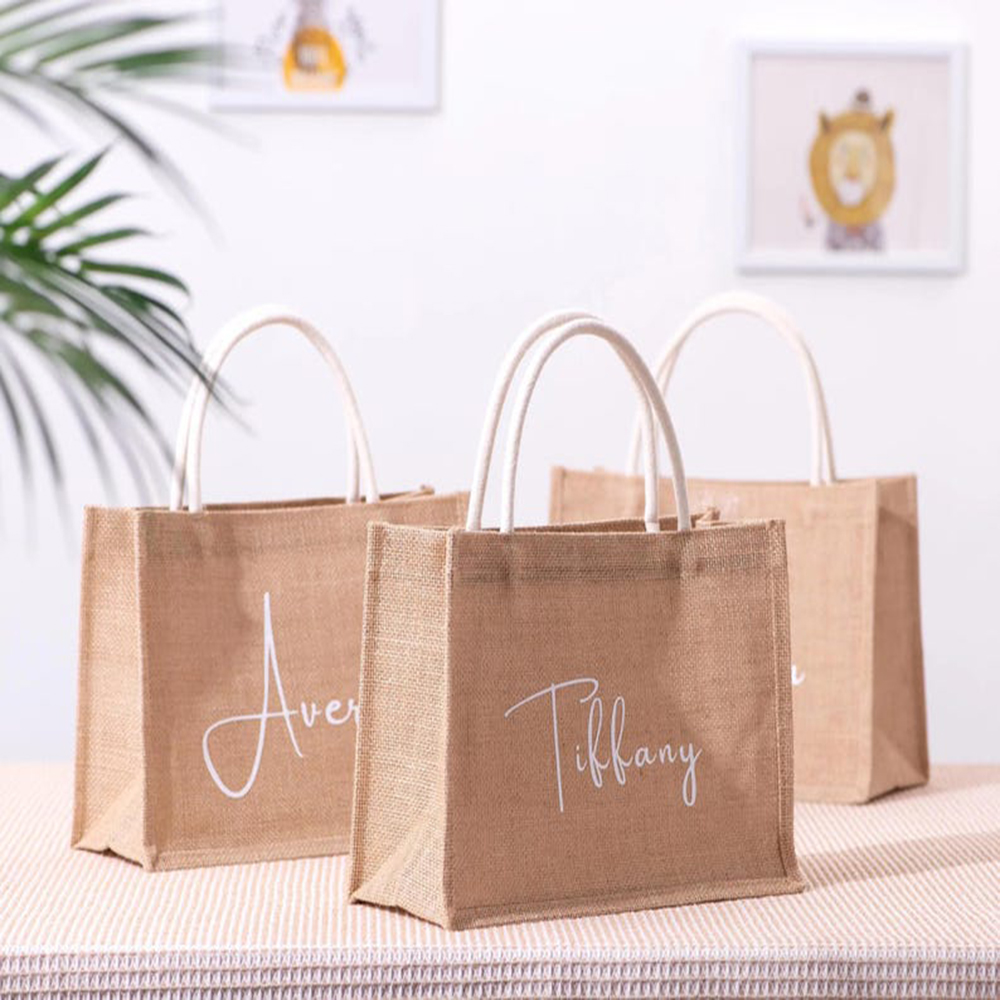 حقيبة شاطئ مخصصة بالاسم، حقائب - مراجعة Jute Bag Packaging وسعره