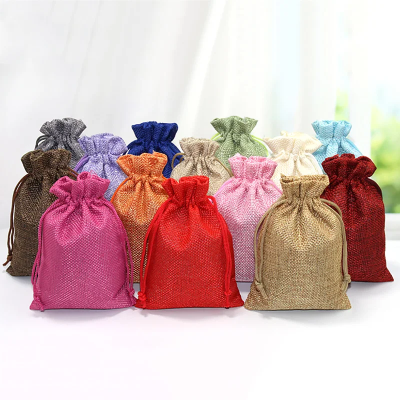 50 قطعة من أكياس الخيش بحجم 13 - مراجعة Jute Bag Packaging وسعره