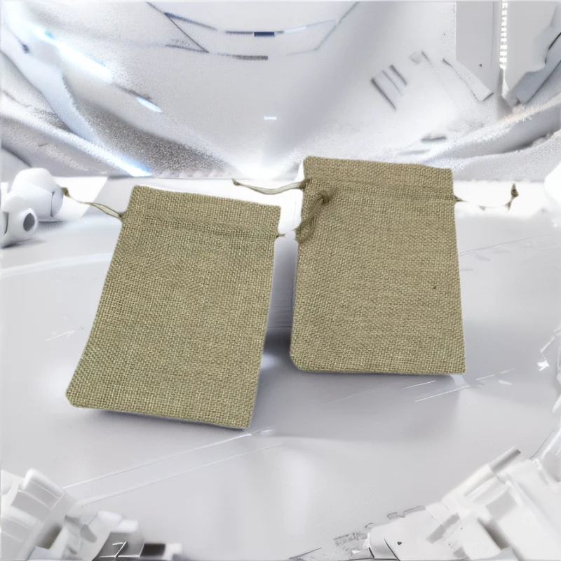 10x14 سنتيمتر 300 قطعة أكياس ا - مراجعة Jute Bag Packaging وسعره