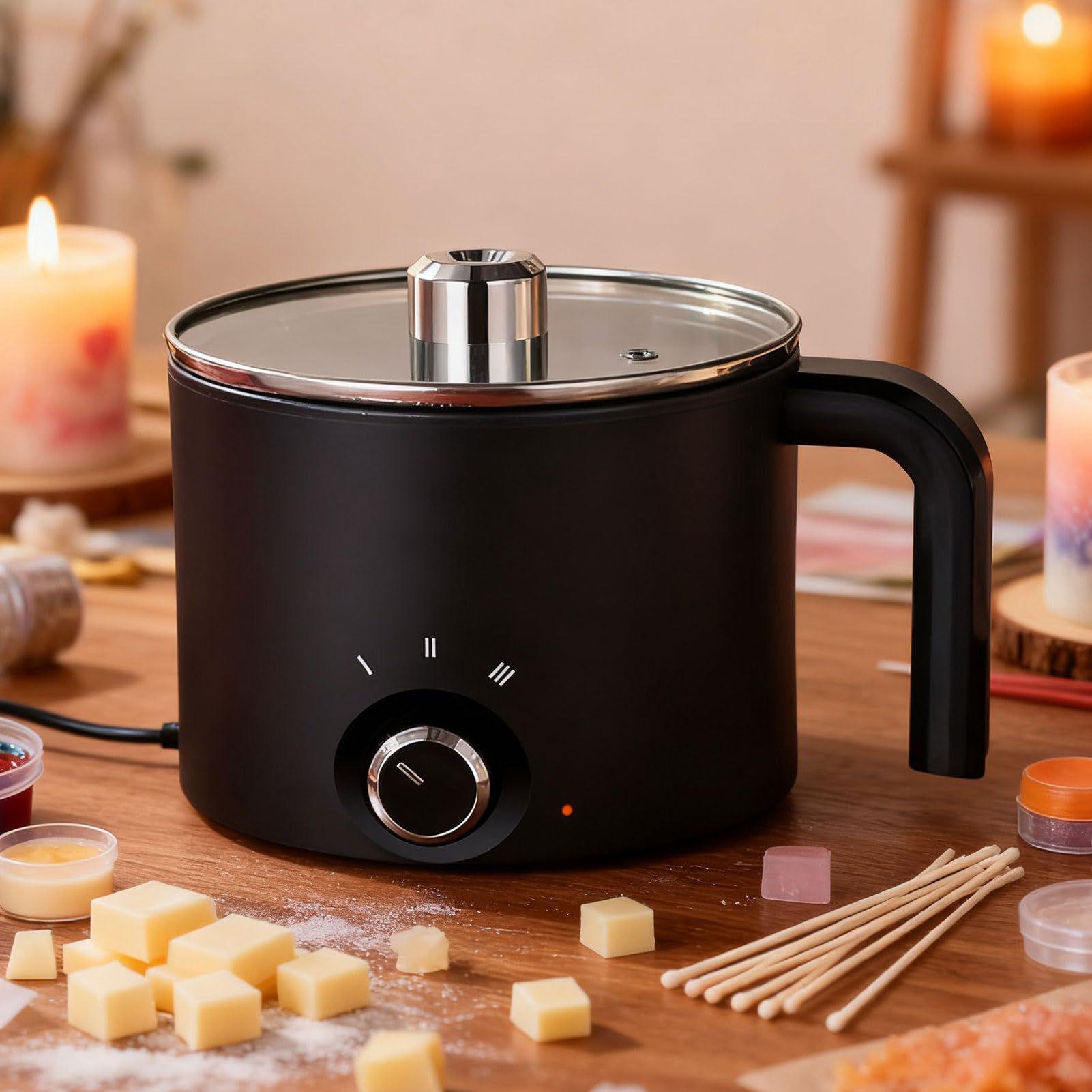 1.5L وعاء صهر الشمع شمعة جهاز  - مراجعة Candle Making Machine وسعره