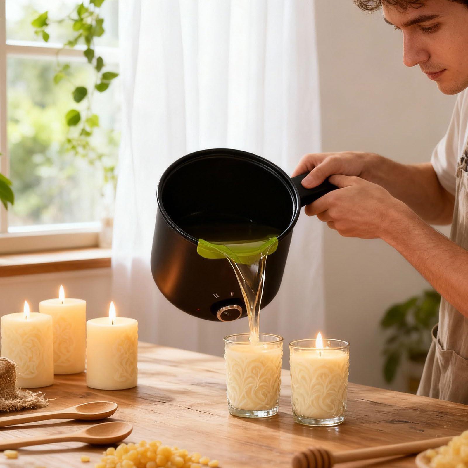 وعاء كهربائي لصهر شمع الشموع س - مراجعة Candle Making Factory وسعره