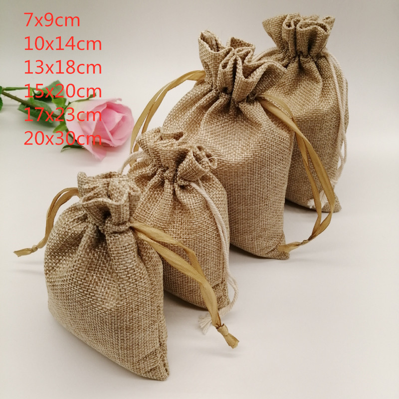 10-1000 قطعة/الوحدة الجوت الكت - مراجعة Jute Bag Packaging وسعره