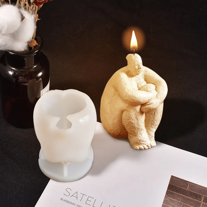 جديد مجردة الجسم سيليكون قالب  - مراجعة Candle Making Fat وسعره