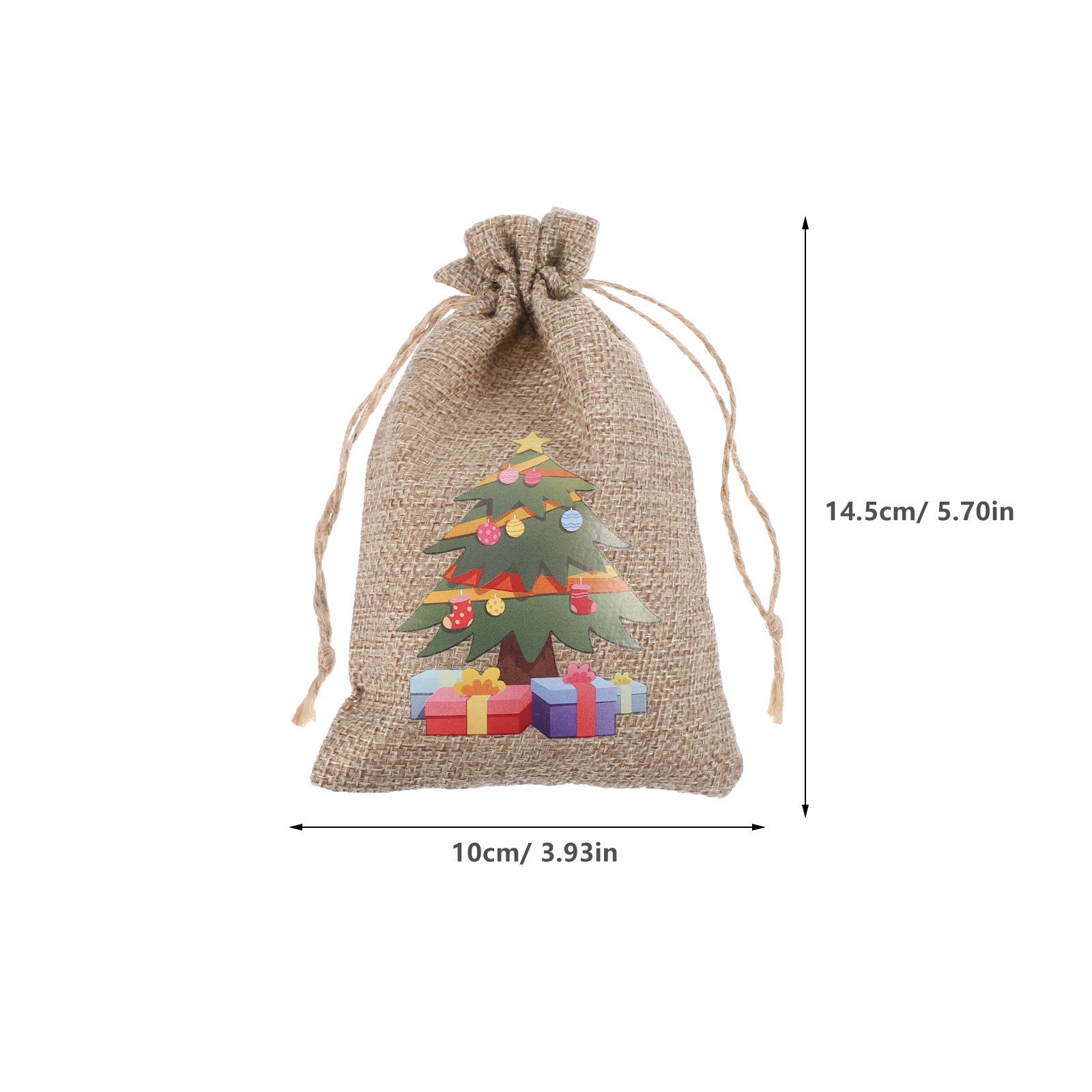 مجموعة أكياس هدايا عيد الميلاد - مراجعة Jute Bag Packaging وسعره